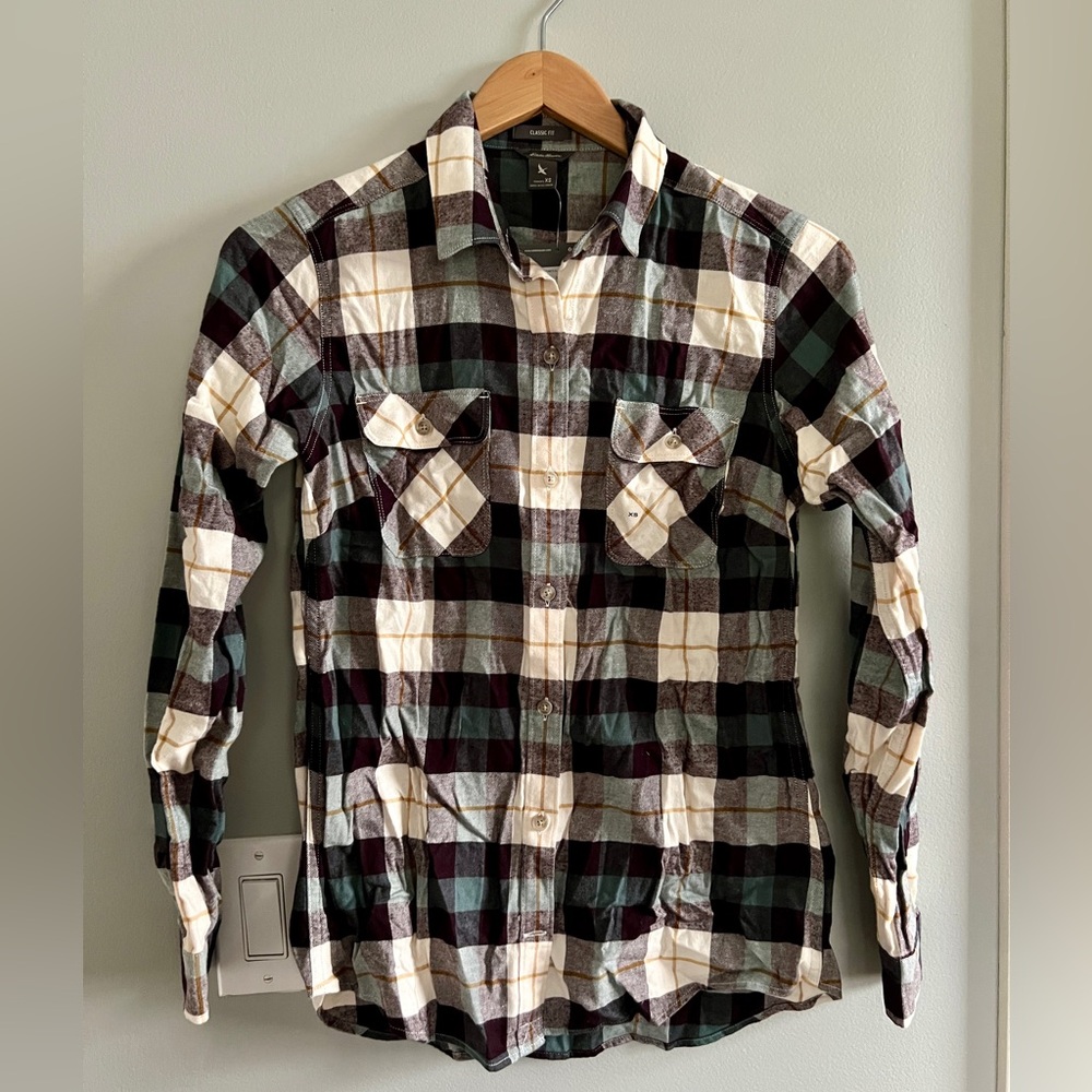 🍁🍂Eddie Bauer Women’s WR Stine's Classic Fit 2.0 Flannel [NWT]🍂🍁